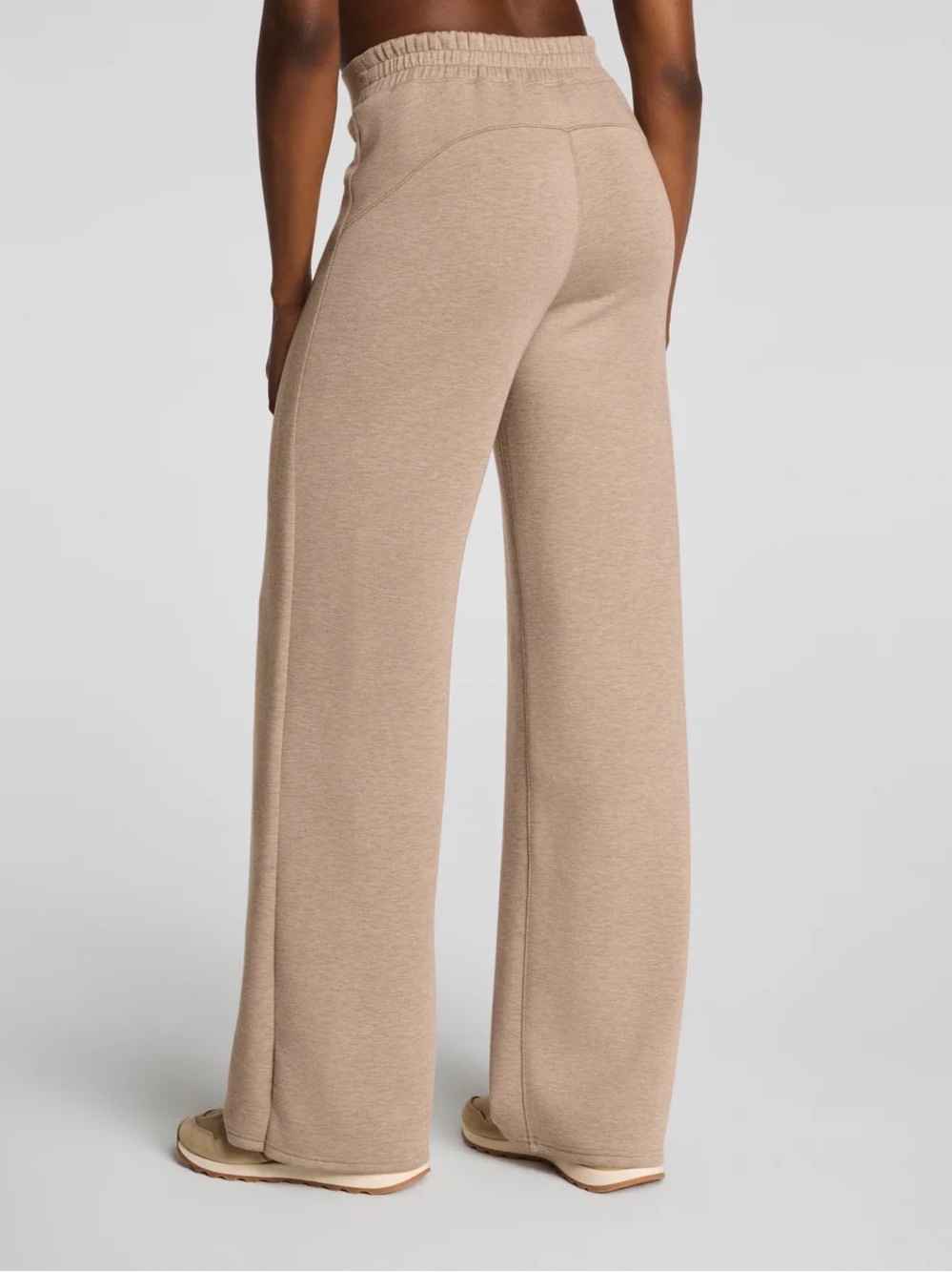 Spanx Air Essentials Pull On Wide Leg Pant in Dune - Picture 3 of 15